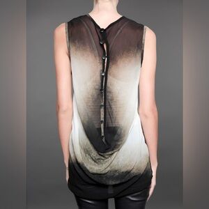 Ann Demeulemeester Silk Sheer Top